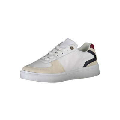 Tommy Hilfiger White Polyester Sneaker