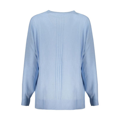 Guess Jeans Blue Cotton Sweater