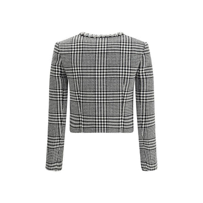 Self-Portrait Black Polyester Blazer