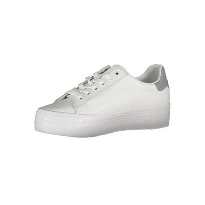 Calvin Klein White Polyester Sneaker