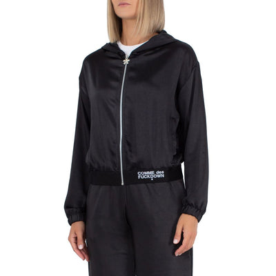 Comme Des Fuckdown Black Polyester Women Jacket