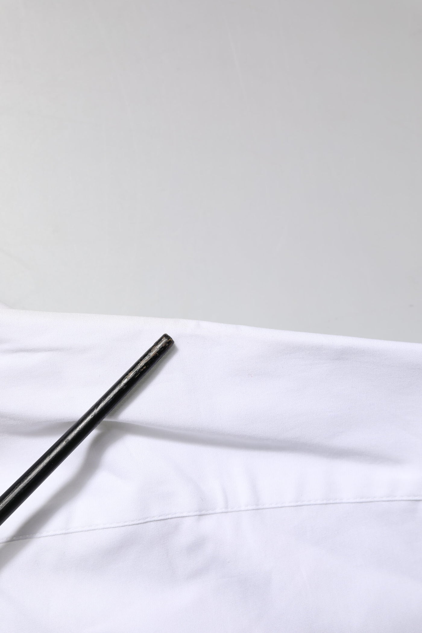 Dolce & Gabbana White GOLD Cotton Collared Dress Shirt Top