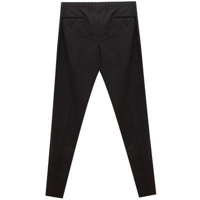 Dolce & Gabbana Black Wool Dress Pants