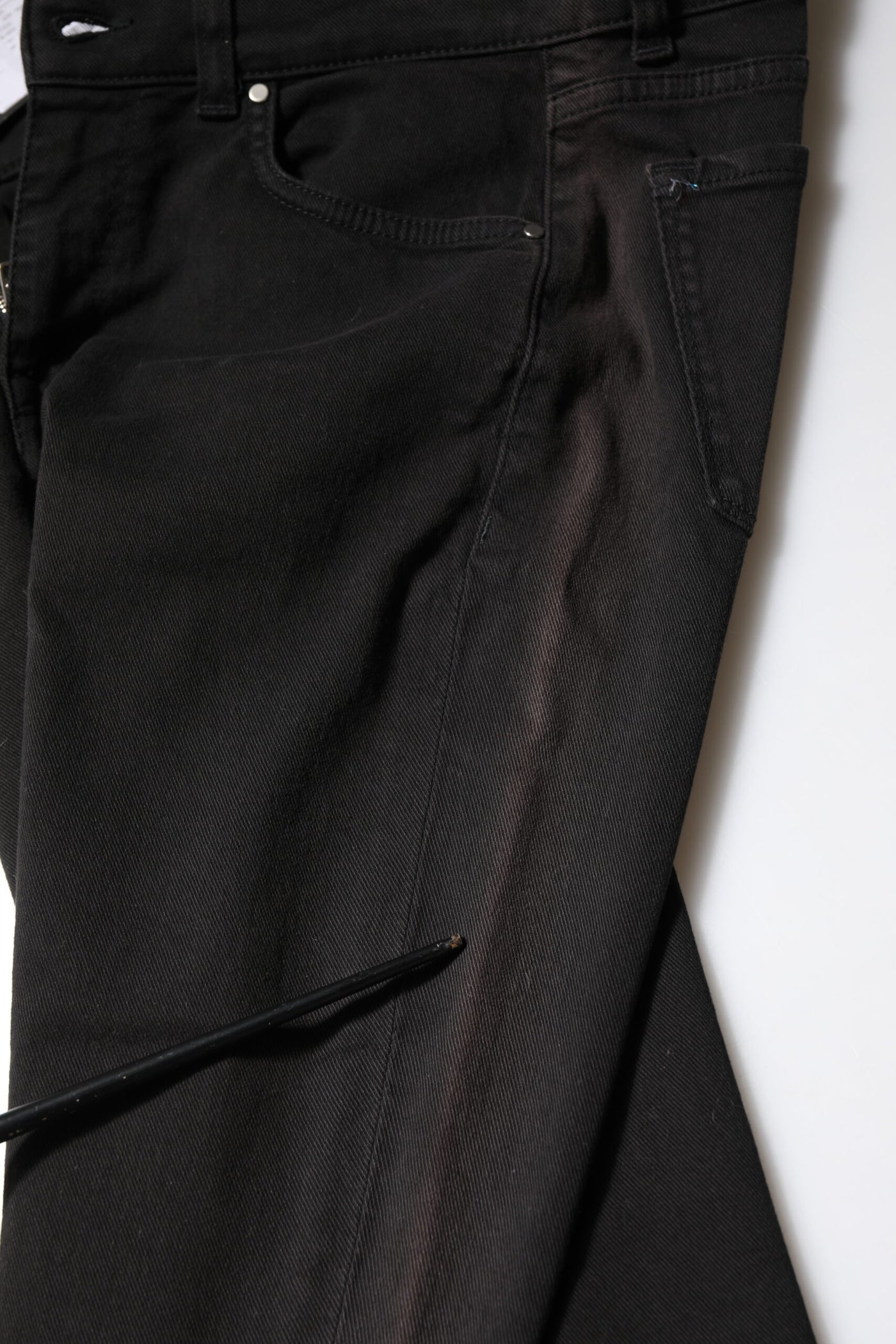 Dolce & Gabbana Black Cotton Skinny Mid Waisted Denim Jeans