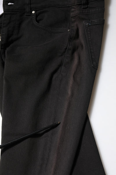 Dolce & Gabbana Black Cotton Skinny Mid Waisted Denim Jeans