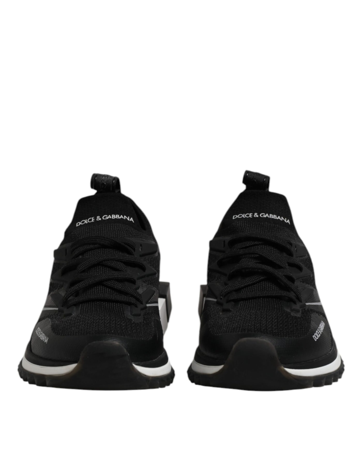 Dolce & Gabbana Black SORRENTO Sport Stretch Sneakers Shoes