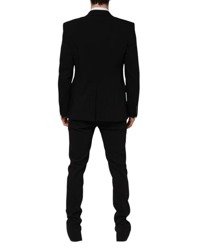 Dolce & Gabbana Black MARTINI Single Breasted 2 Piece Suit