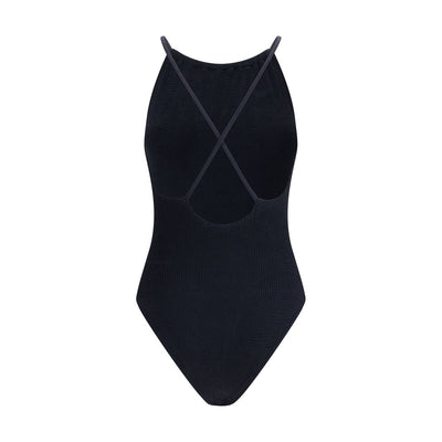 Hunza G Black Polyamide One-Piece Swimsuit