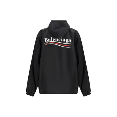 Balenciaga Black Polyester Shell Jacket