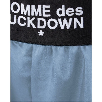 Comme Des Fuckdown Blue Polyester Short