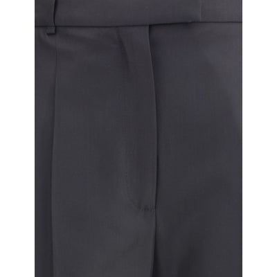 Alexander McQueen Black Wool Dress Pants