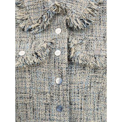 Ganni Multicolor Cotton Coat