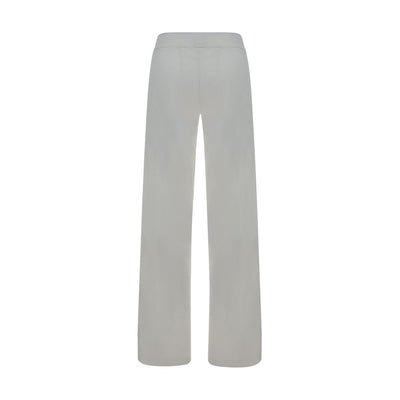 Avenue Montaigne White Rayon Casual Pants