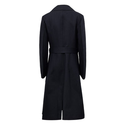 Bottega Veneta Blue Cotton Trench Coat