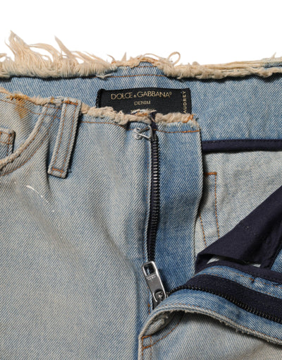 Dolce & Gabbana Light Blue High Waist Skinny Denim Jeans