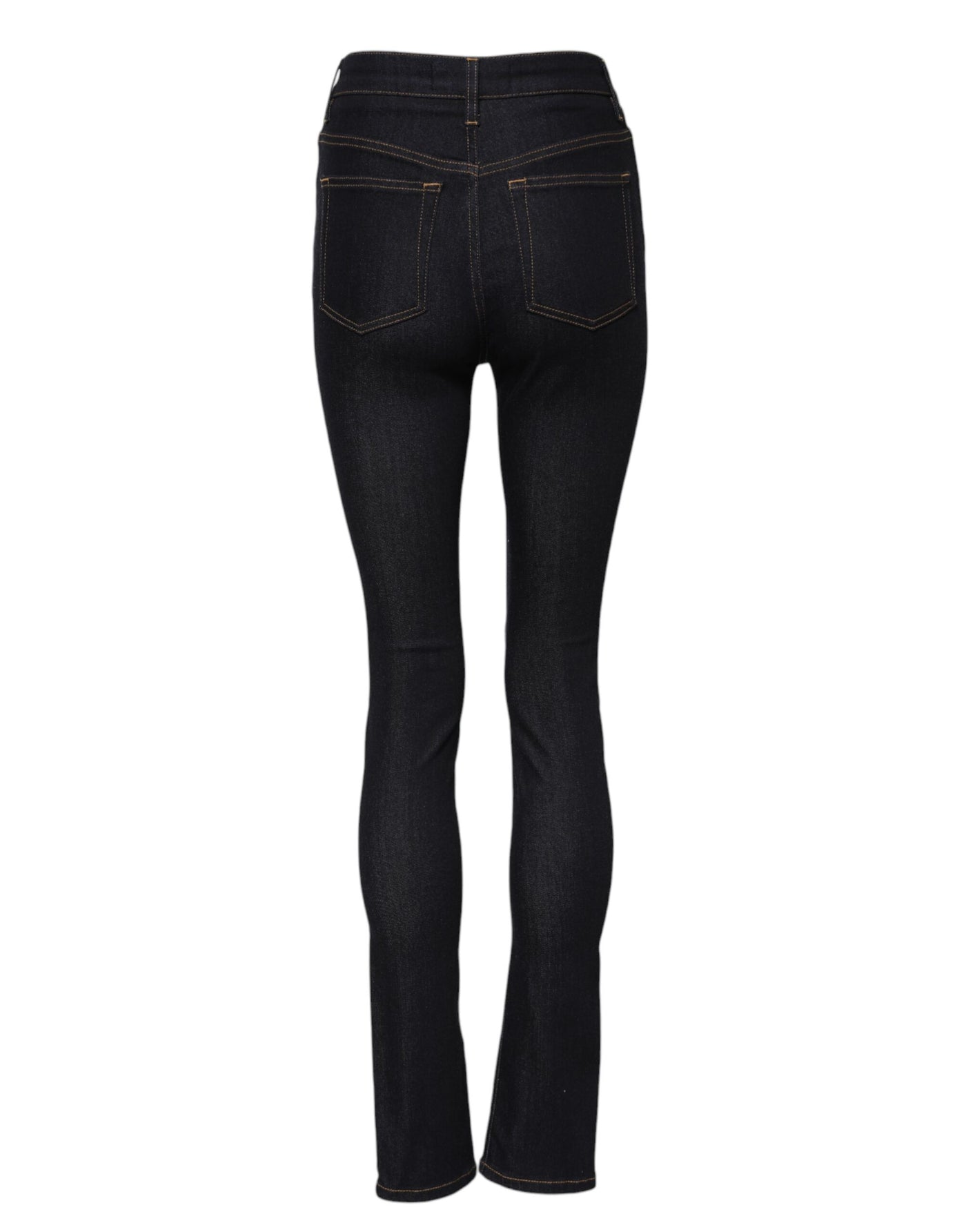 Dolce & Gabbana Blue Cotton High Waist Skinny Denim Jeans
