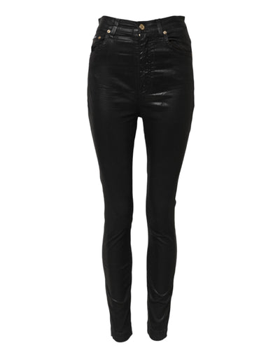 Dolce & Gabbana Black GRACE High Waist Skinny Denim Jeans