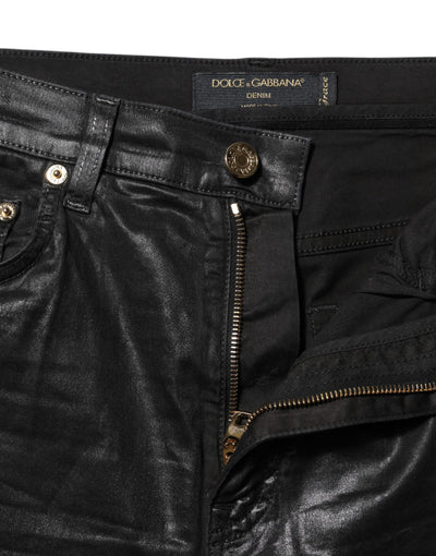 Dolce & Gabbana Black GRACE High Waist Skinny Denim Jeans
