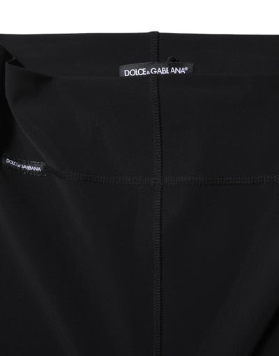 Dolce & Gabbana Black High Waisted Leggings Pants