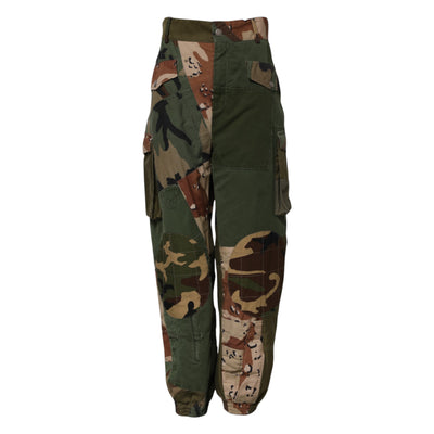 Dolce & Gabbana Multicolor Camouflage Cargo Pants