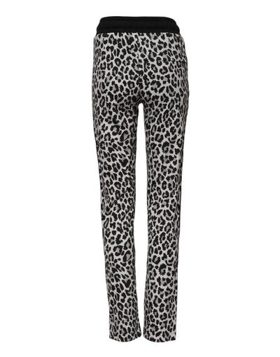 Dolce & Gabbana Multicolor Leopard #DGMillennials Jogger Pants