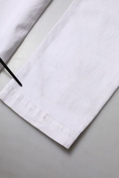 Dolce & Gabbana White Floral Embroidery GIRLY Denim Jeans