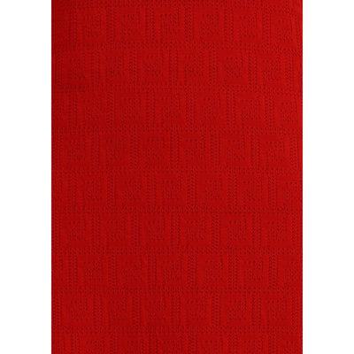 Fendi Red Cotton Casual Dress