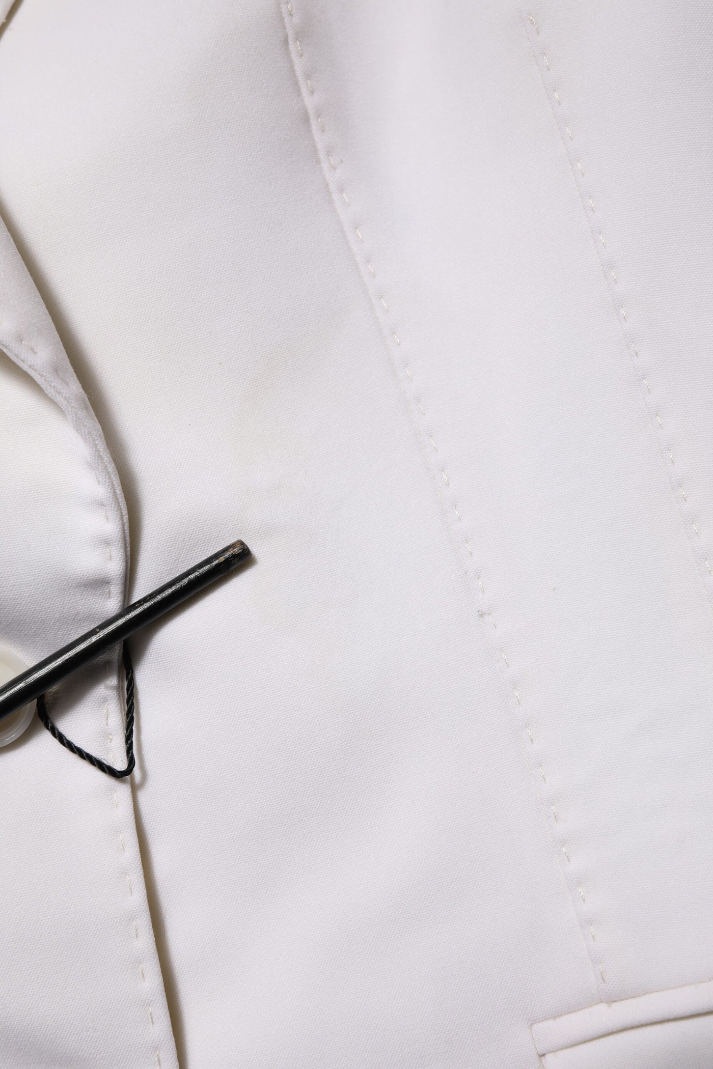 Dolce & Gabbana White Wool Single Breasted Women Coat Jacket