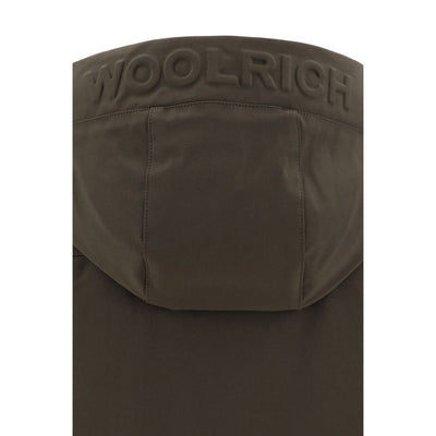 Woolrich Green Polyester Shell Jacket