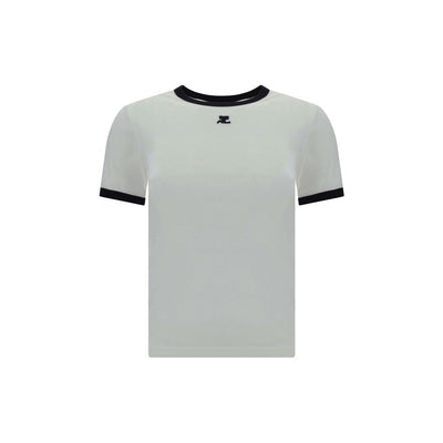 Courrèges White Cotton T-Shirt