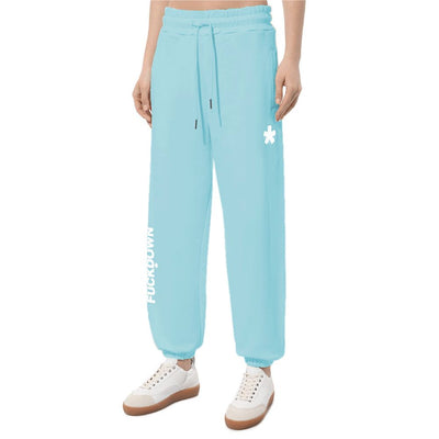 Comme Des Fuckdown Blue Cotton Women Sweatpant