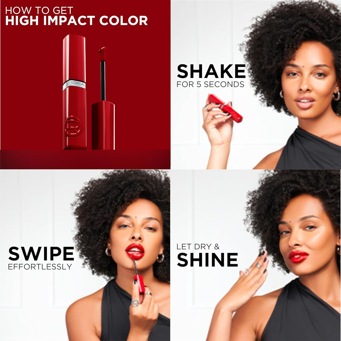 L'Oreal Paris Infallible Lacque Resistance Liquid Lipstick, 16HR Long Lasting Lip Makeup with Lacquer-Like Shine and Zero Transfer, 601, Worth It