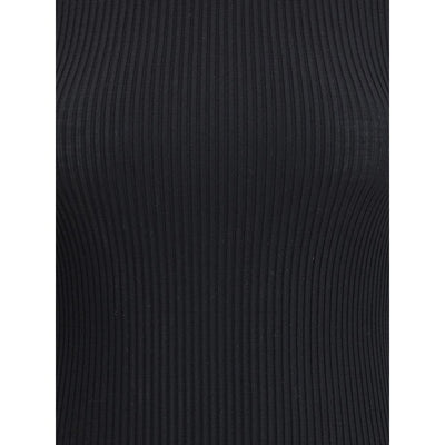 Wolford Black Fleece Wool Turtleneck