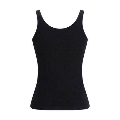 Wolford Black Cotton Top