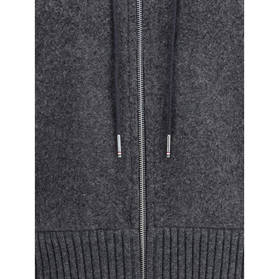 Thom Browne Gray Wool Sweatshirt