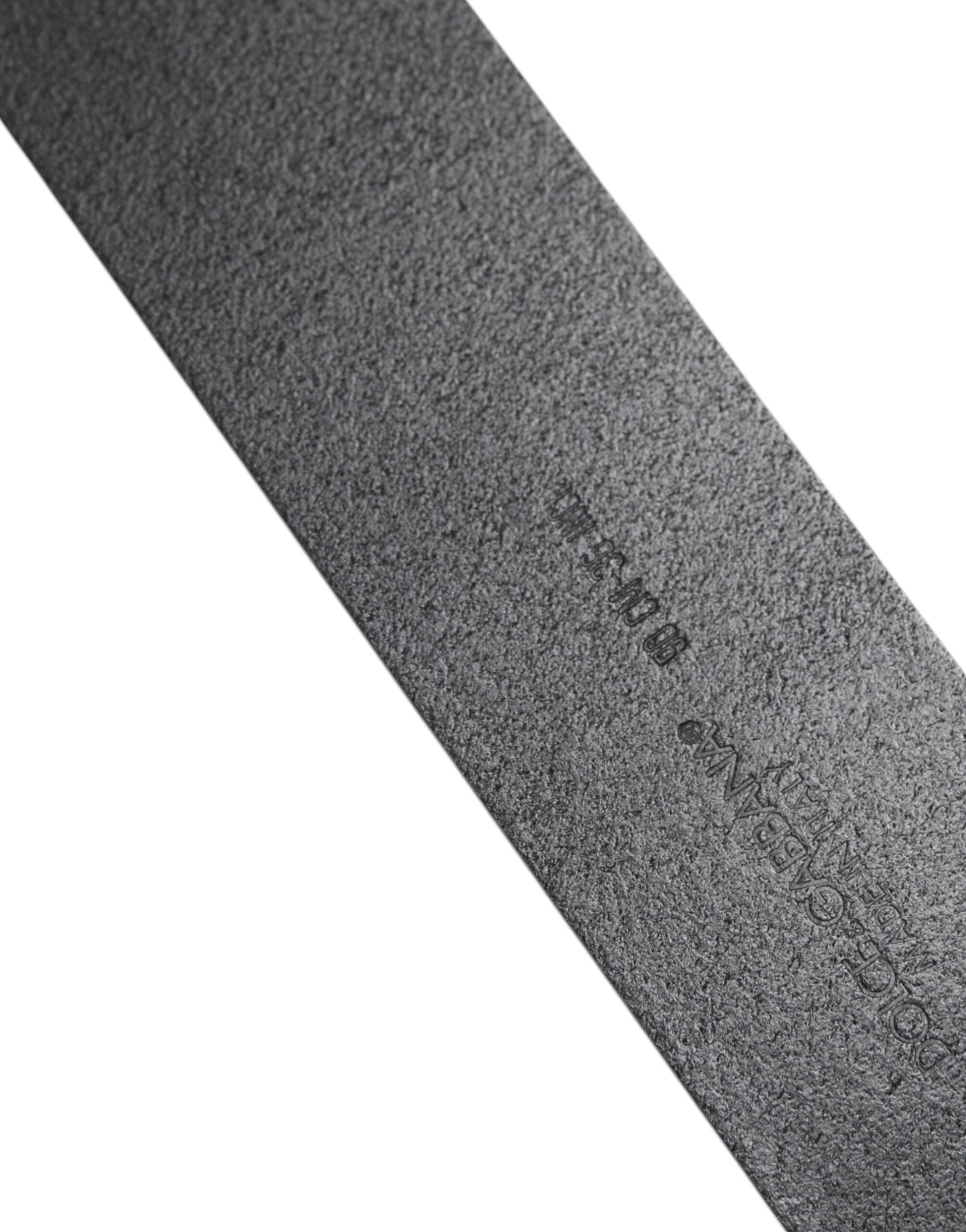 Dolce & Gabbana Black Leather Classic Metal Buckle Belt