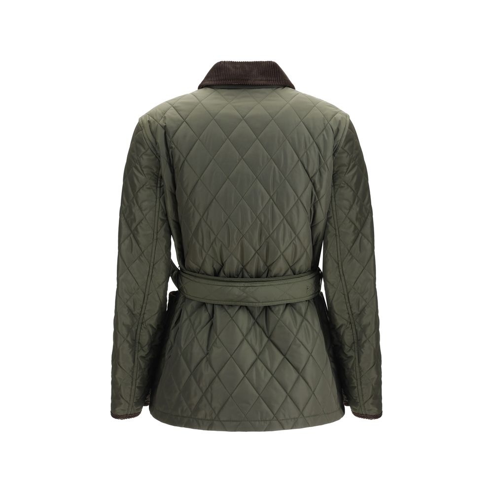 Burberry Green Polyamide Coat