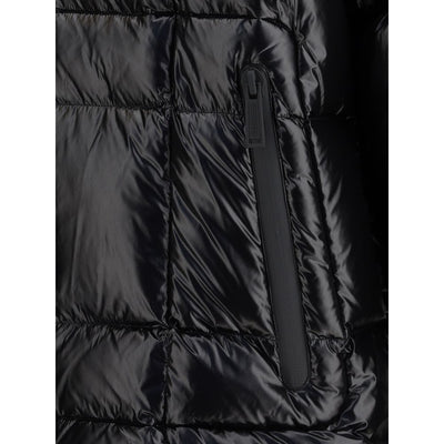Dsquared² Black Polyamide Full-Length Jacket