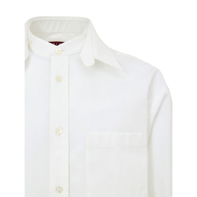 Gucci White Cotton Dress Shirt