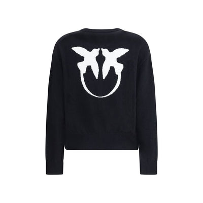 PINKO Black Wool Sweatshirt