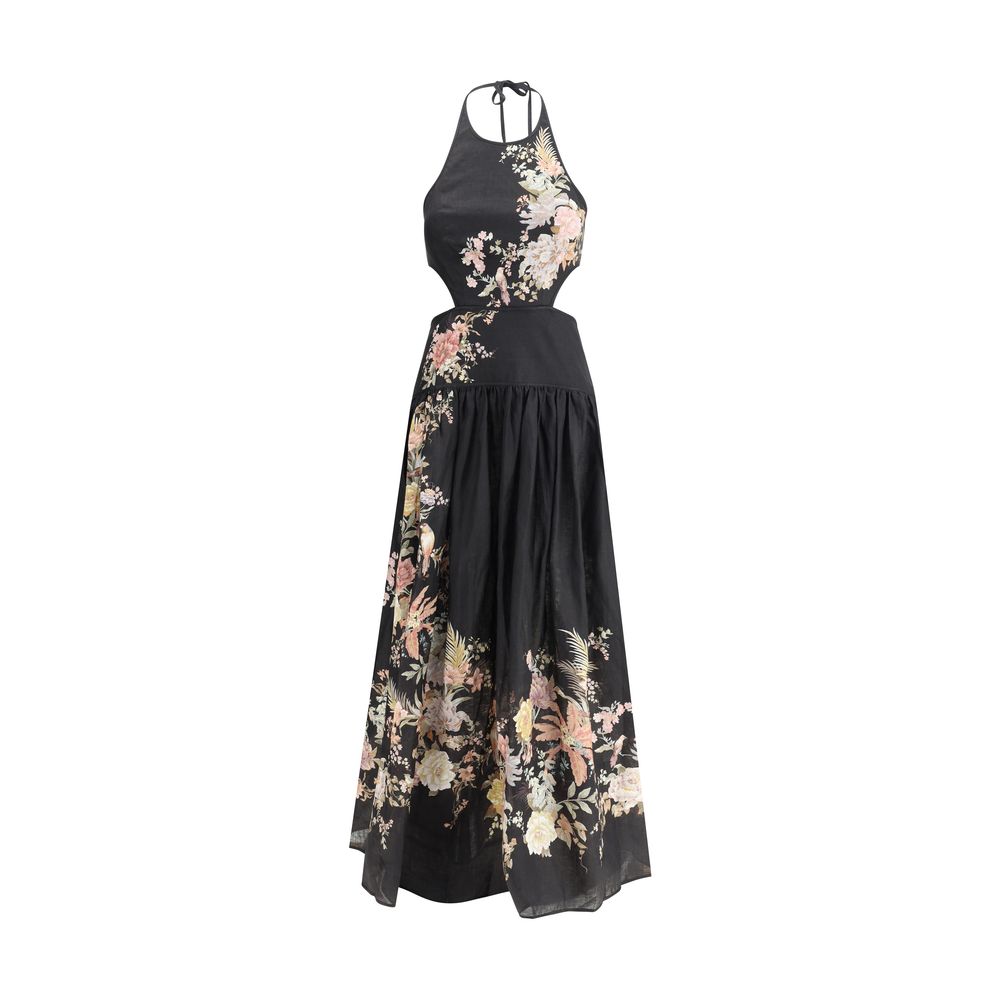 Zimmermann Black Linen Casual Dress