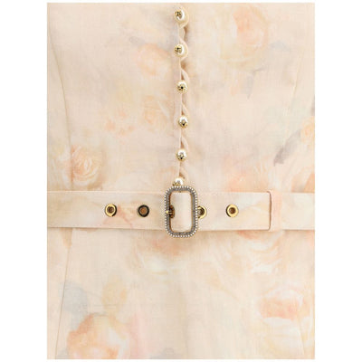 Zimmermann Multicolor Linen Casual Dress