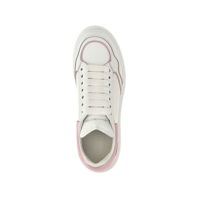 Alexander McQueen White Calfskin Low Top Sneakers