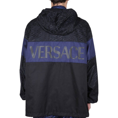 Versace Hooded Windbreaker Jacket