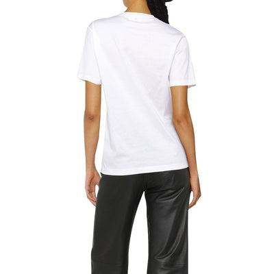 Salvatore Ferragamo White Cotton T-Shirt