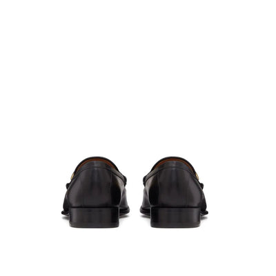Valentino Garavani Black Calfskin Slip-On Loafers