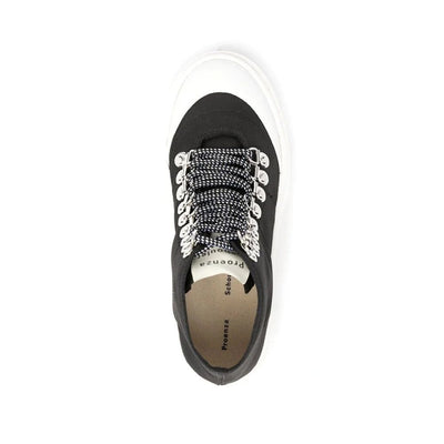 Proenza Schouler Black Canvas Chunky Sneakers