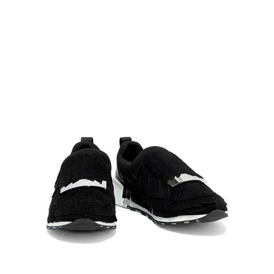 Sergio Rossi Black Fabric Athletic Sneakers