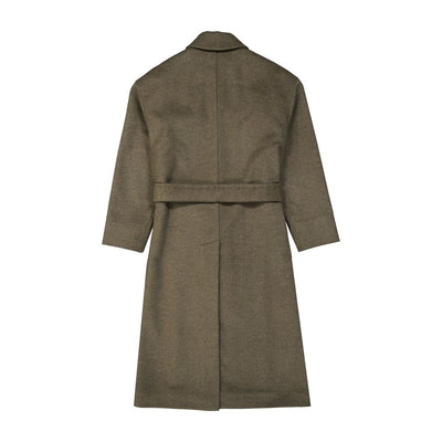 Brunello Cucinelli Green Wool Coat