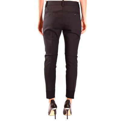 Dsquared² Black Wool Dress Pants